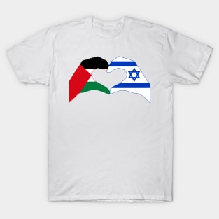 We Heart Palestine & Israel Patriot Series T-Shirt